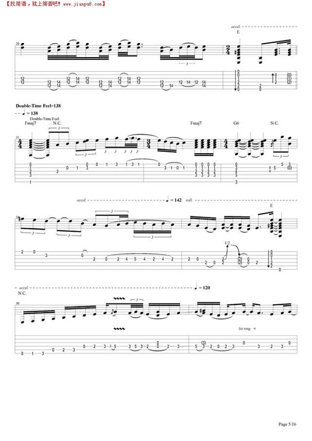 Woodstock Improvisation吉他谱