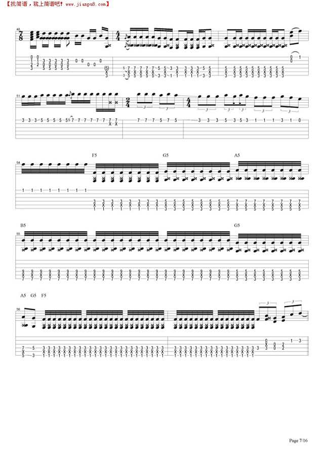 Woodstock Improvisation吉他谱