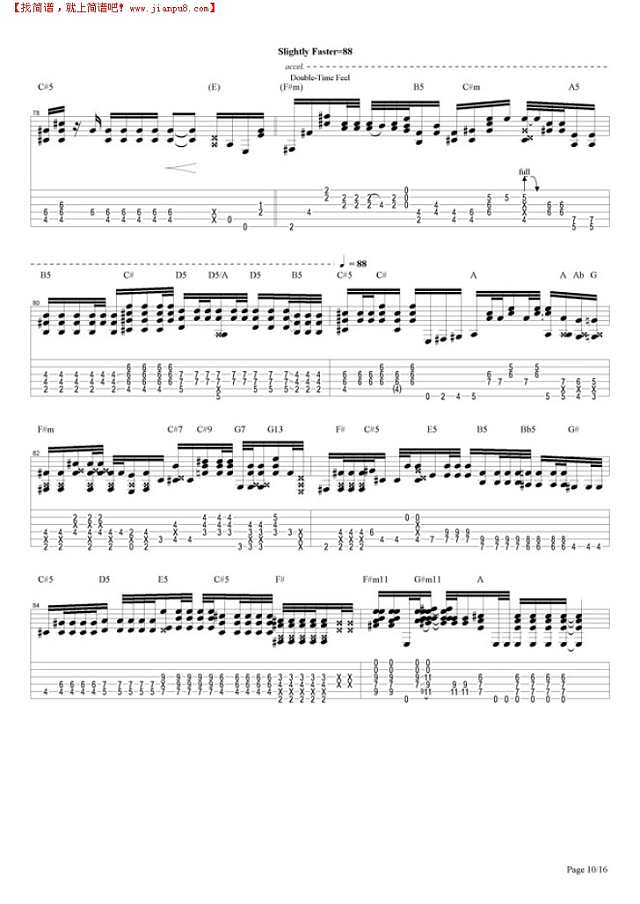 Woodstock Improvisation吉他谱