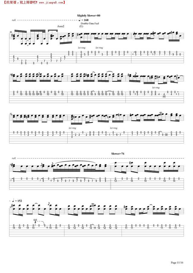 Woodstock Improvisation吉他谱