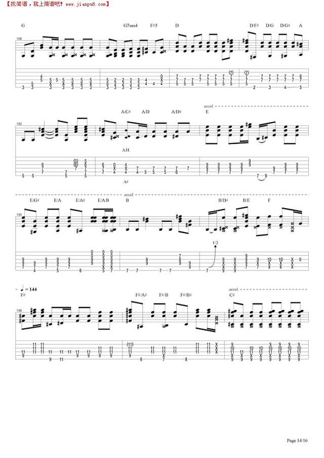 Woodstock Improvisation吉他谱