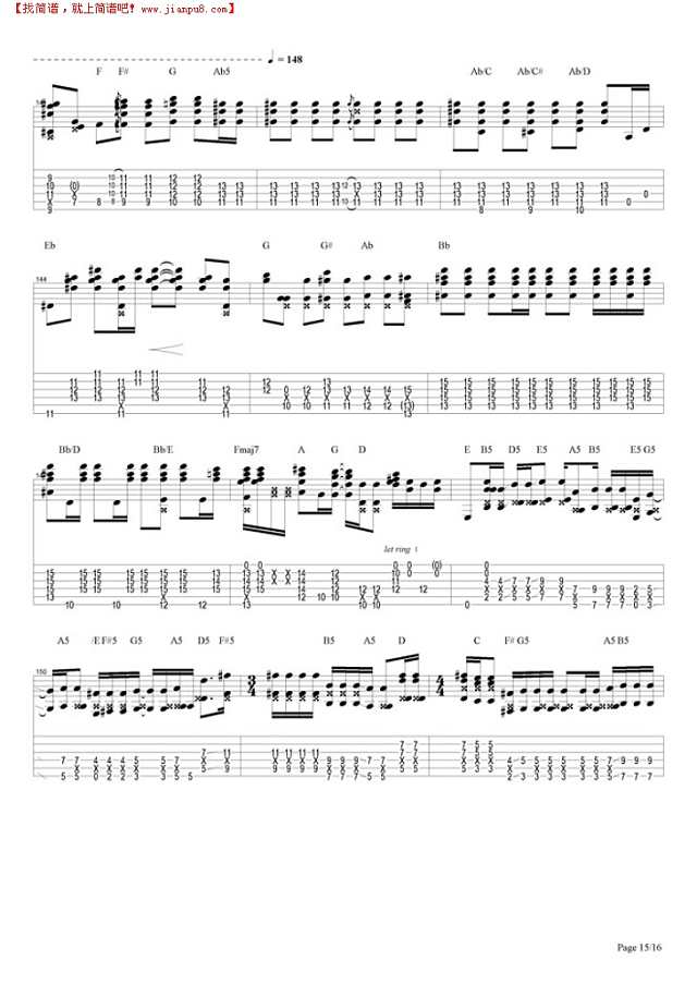 Woodstock Improvisation吉他谱