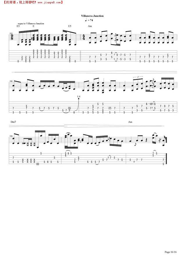 Woodstock Improvisation吉他谱