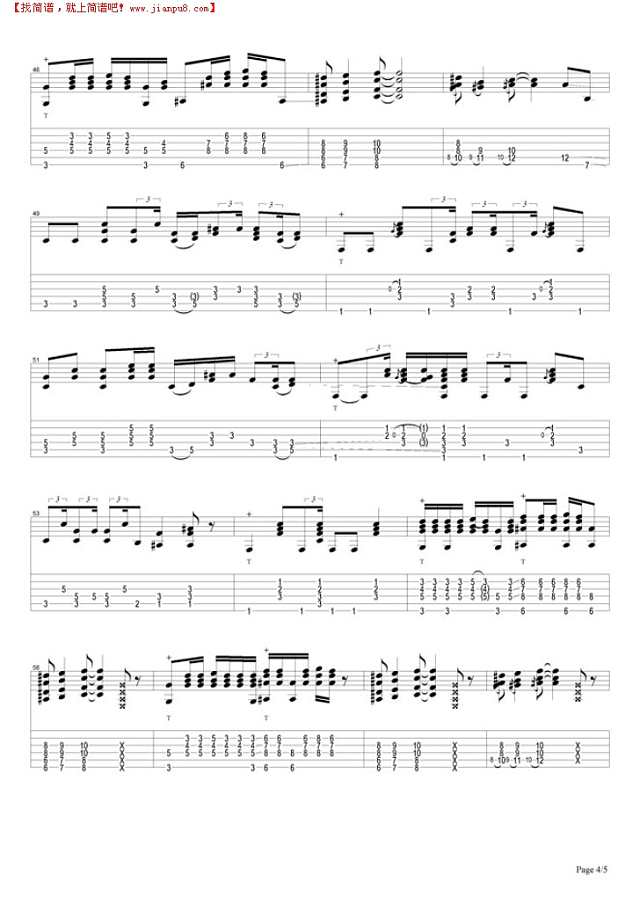 The Wind Cries Mary吉他谱