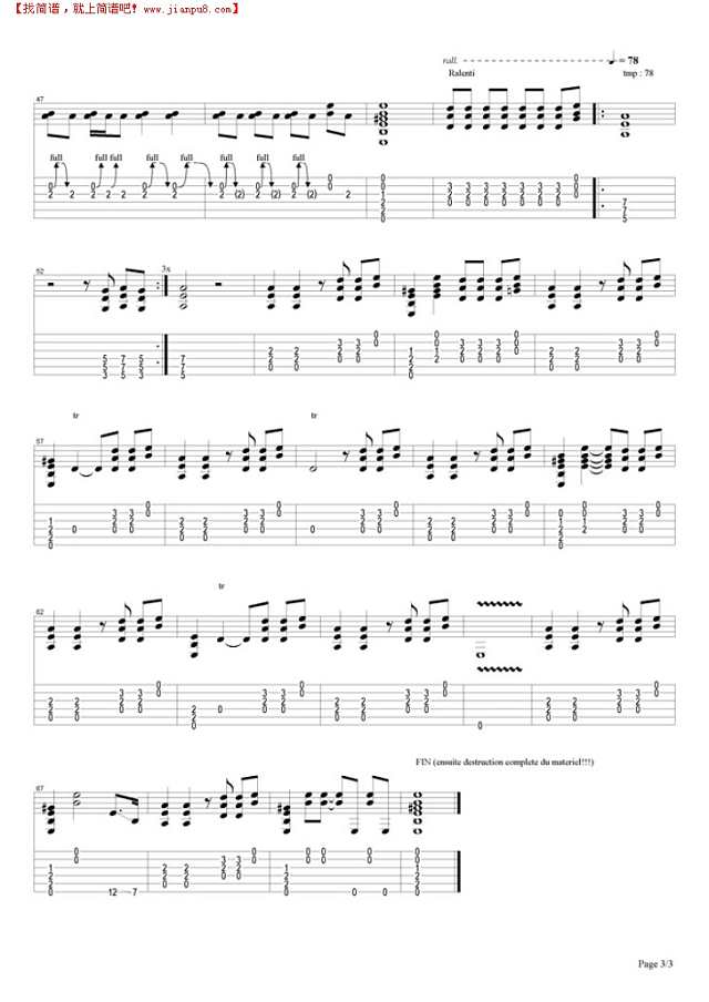 Wild thing (live at monteray)吉他谱