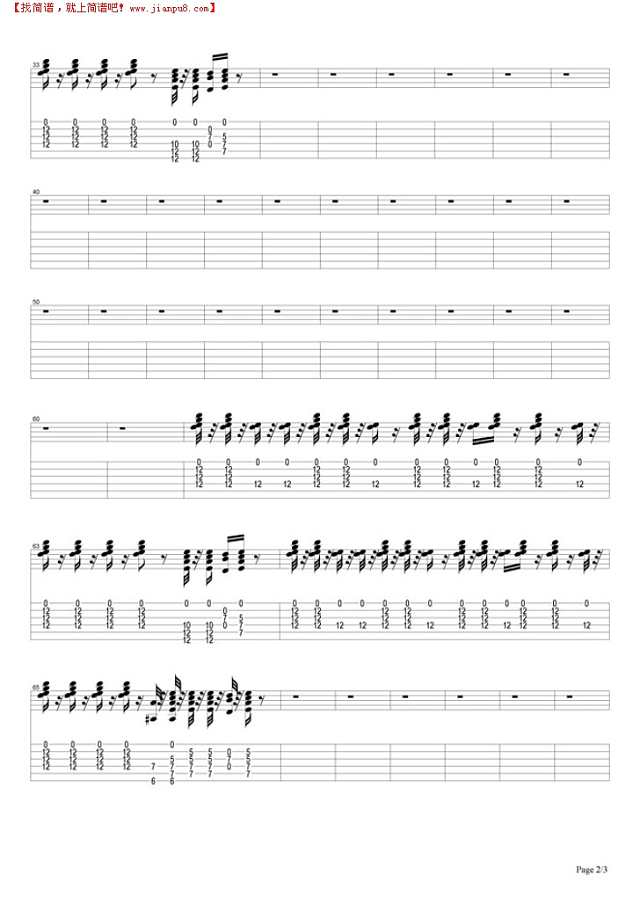 Another one bites the dust吉他谱