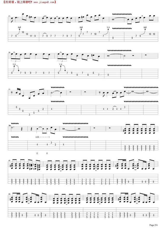 Ain`t It Fun吉他谱