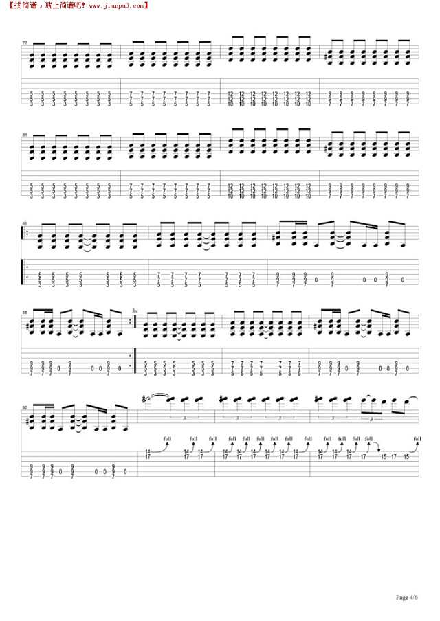 Ain`t It Fun吉他谱