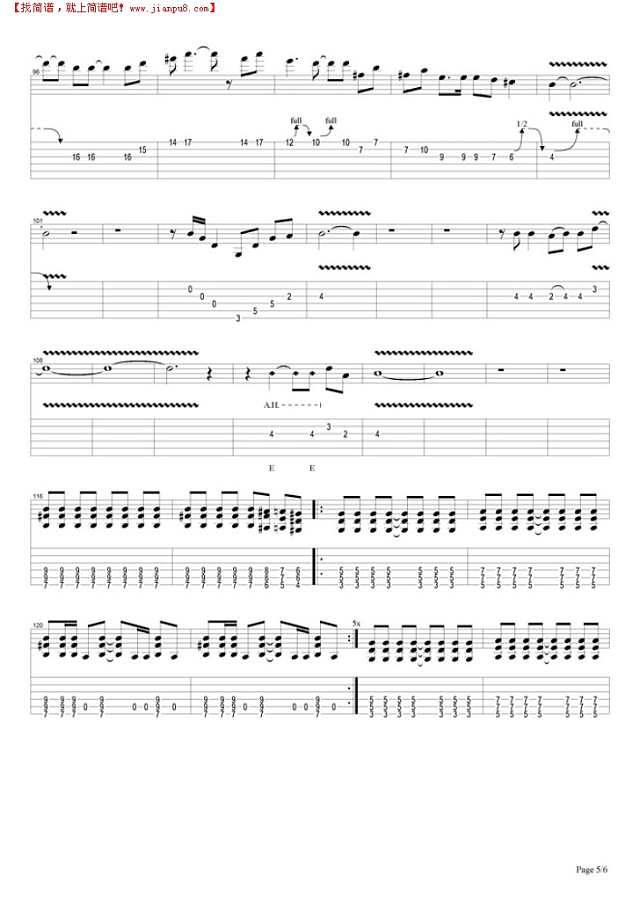 Ain`t It Fun吉他谱