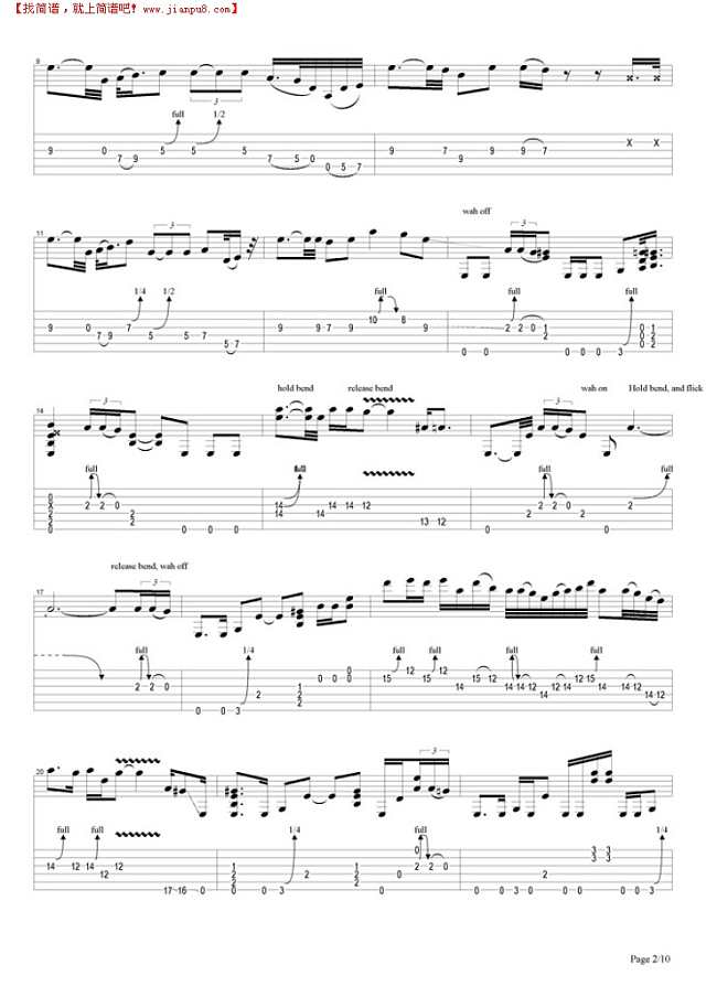 Voodoo Child吉他谱