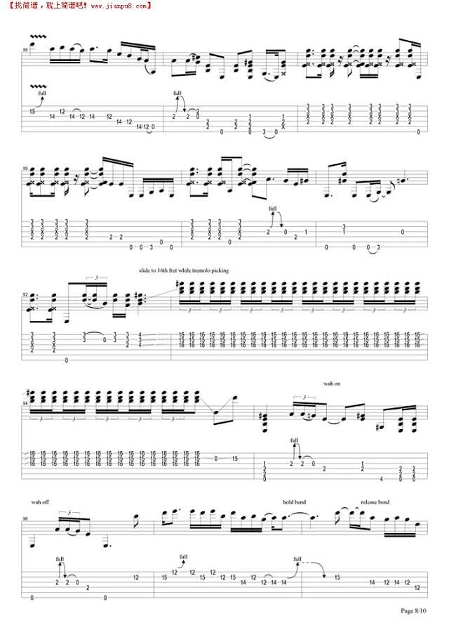 Voodoo Child吉他谱