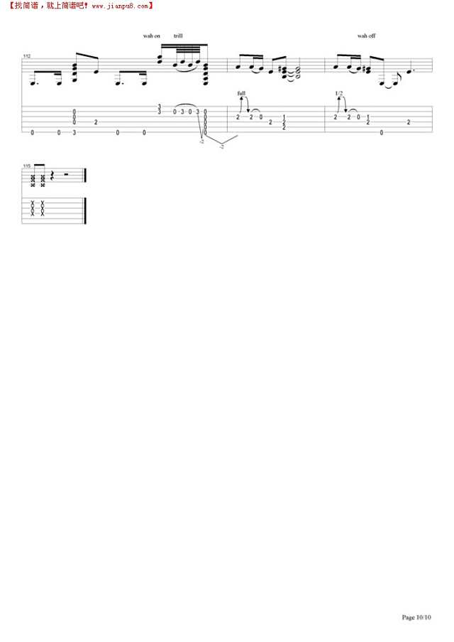 Voodoo Child吉他谱