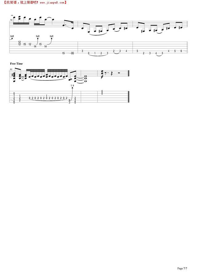 Hey Joe(bbc)吉他谱