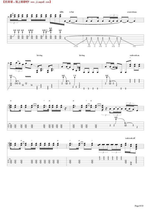 Voodoo Child (winterland)吉他谱