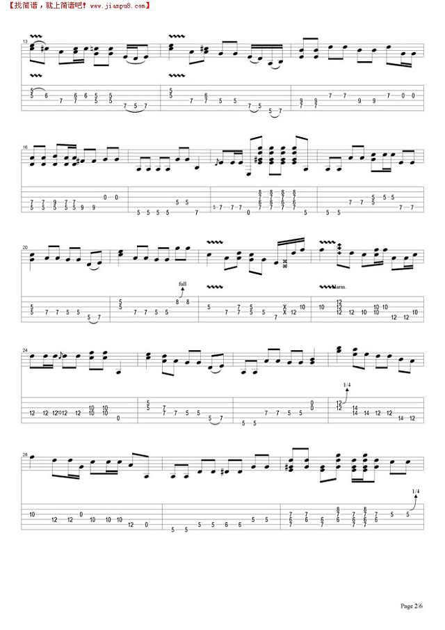 Killing Floor吉他谱