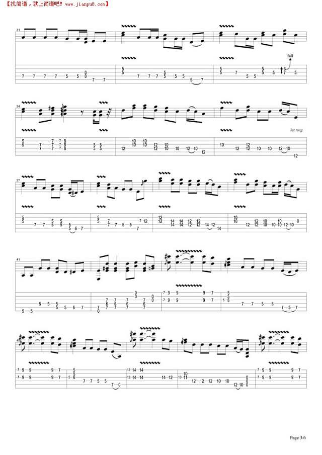 Killing Floor吉他谱