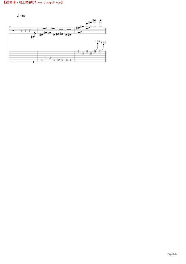 Killing Floor吉他谱