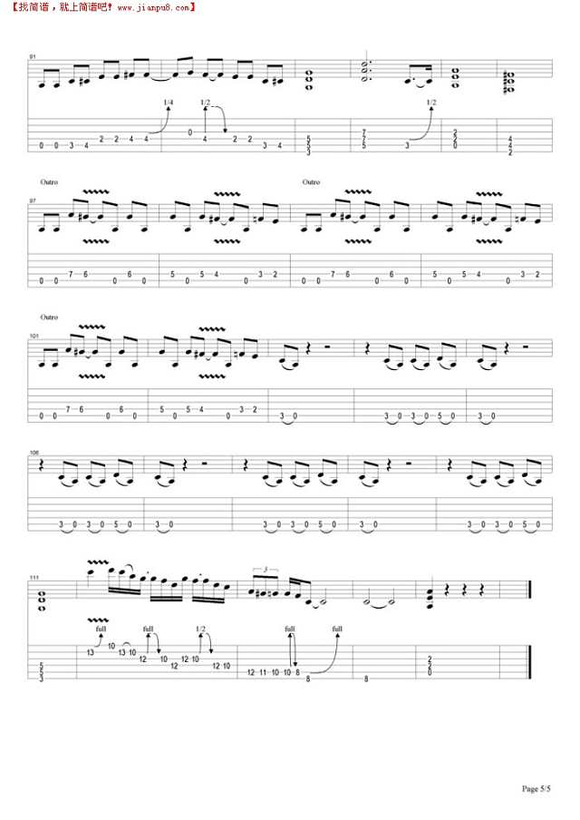 Anything Goes吉他谱