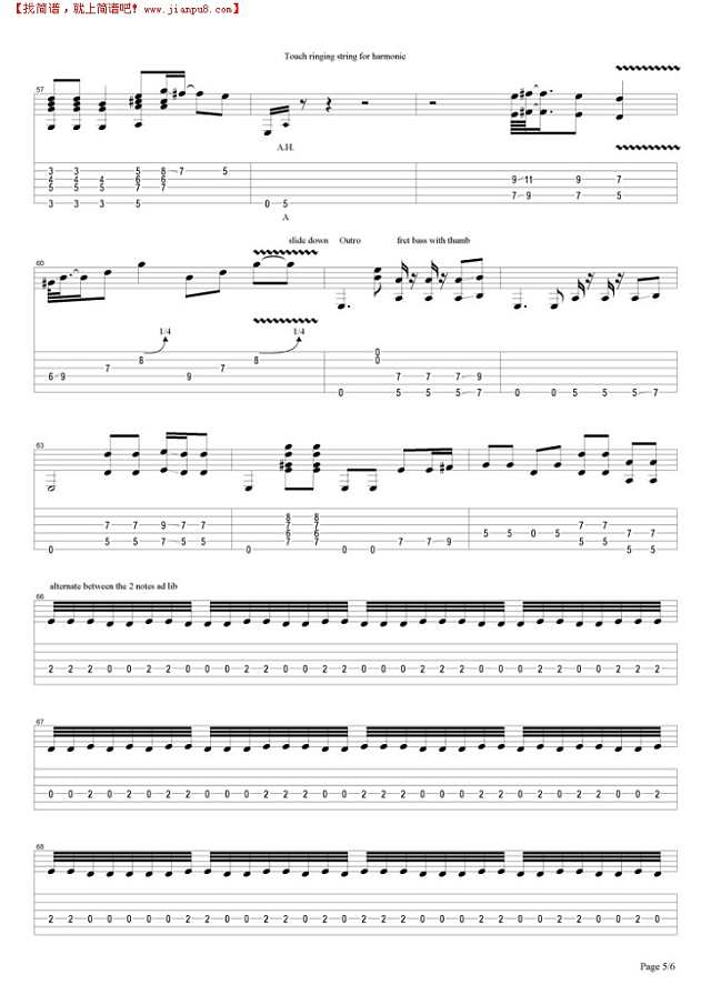 Purple Haze吉他谱