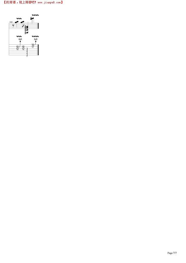 Highway Chile吉他谱