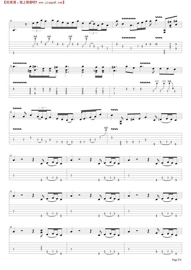 Hochie Coochie Man吉他谱