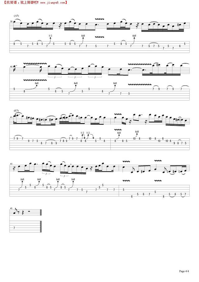 Hochie Coochie Man吉他谱