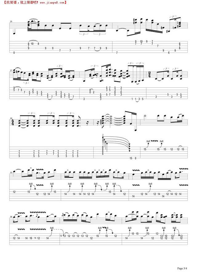 Little Wing吉他谱