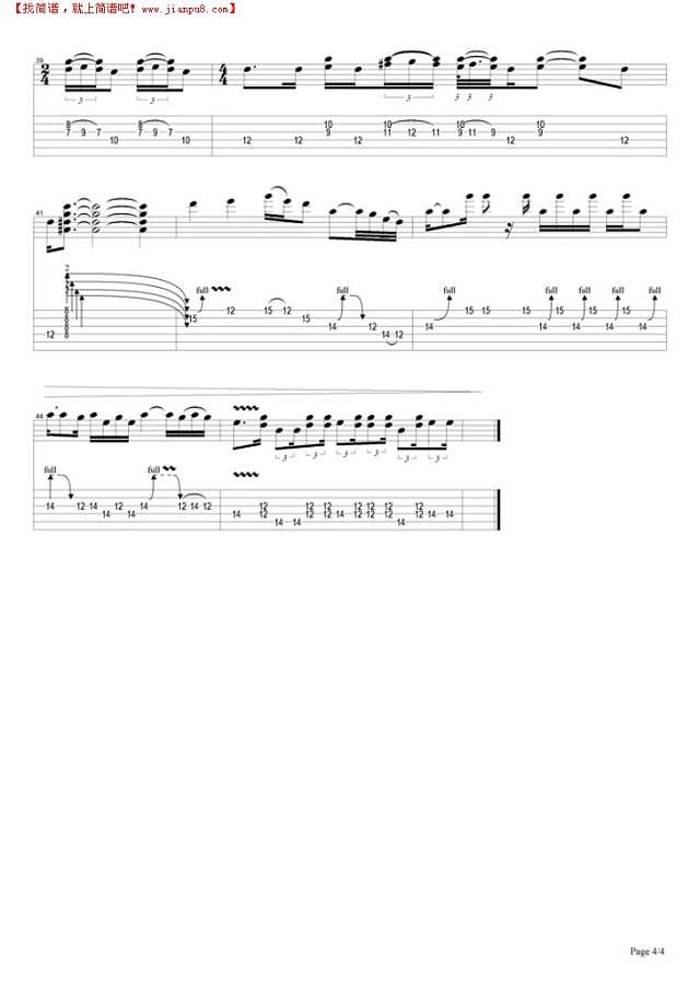 Little Wing吉他谱