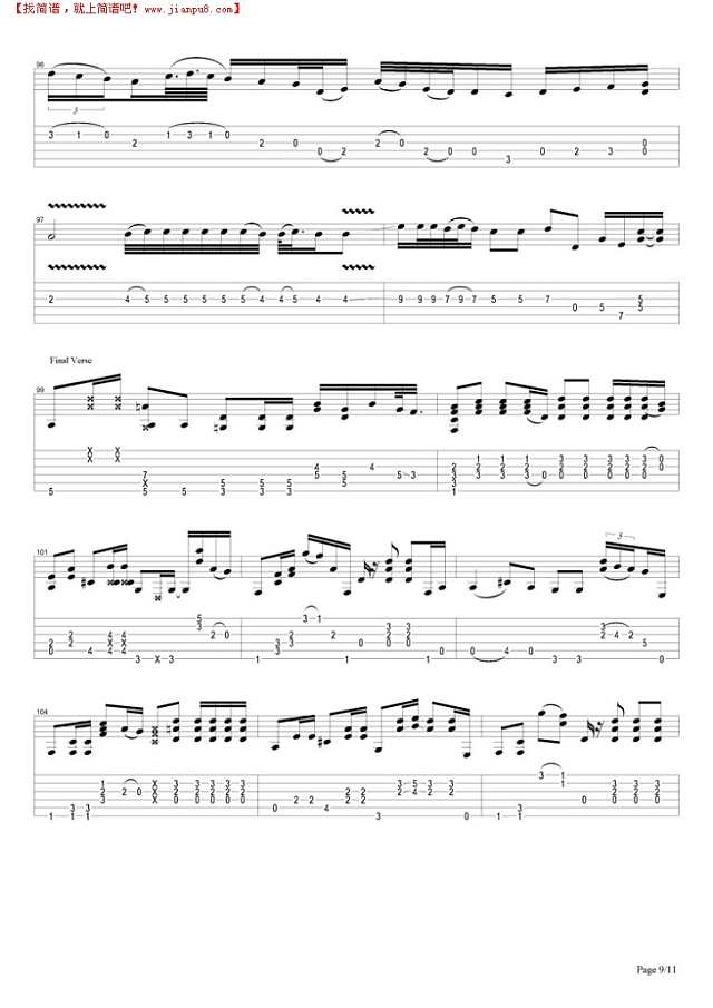 Hey Baby (Land Of the New Rising Sun)吉他谱