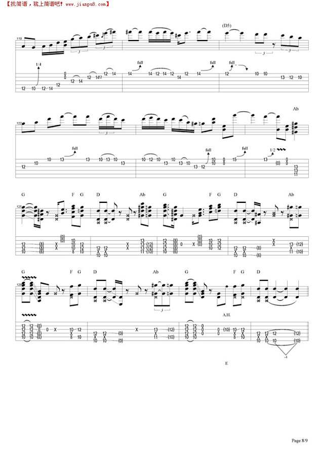 Fire (woodstock)吉他谱