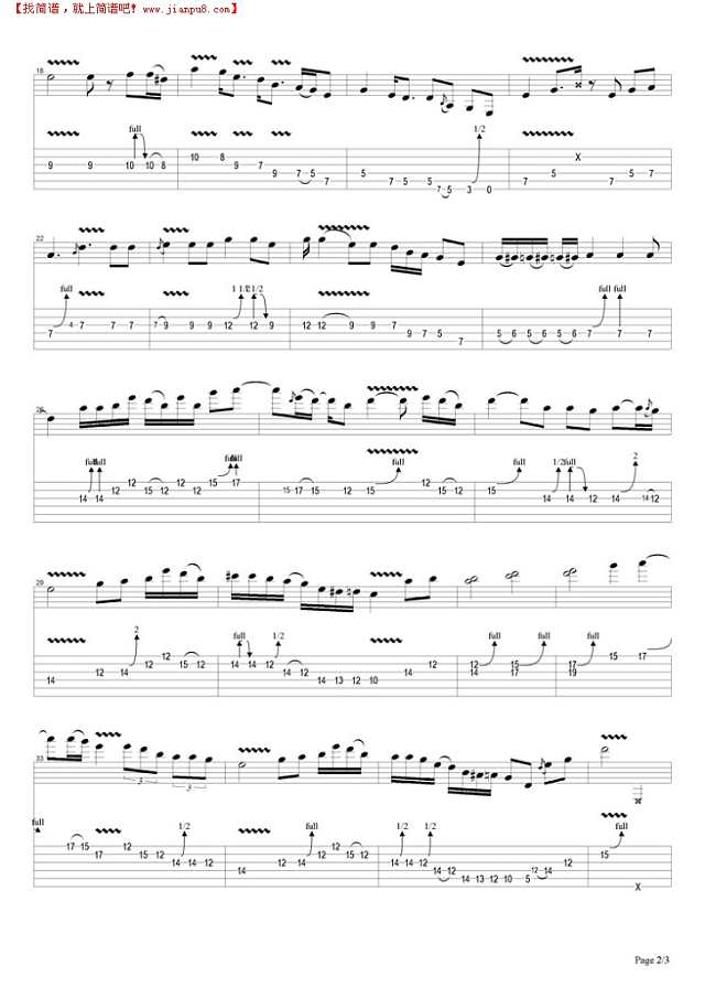 Jimis Blues吉他谱