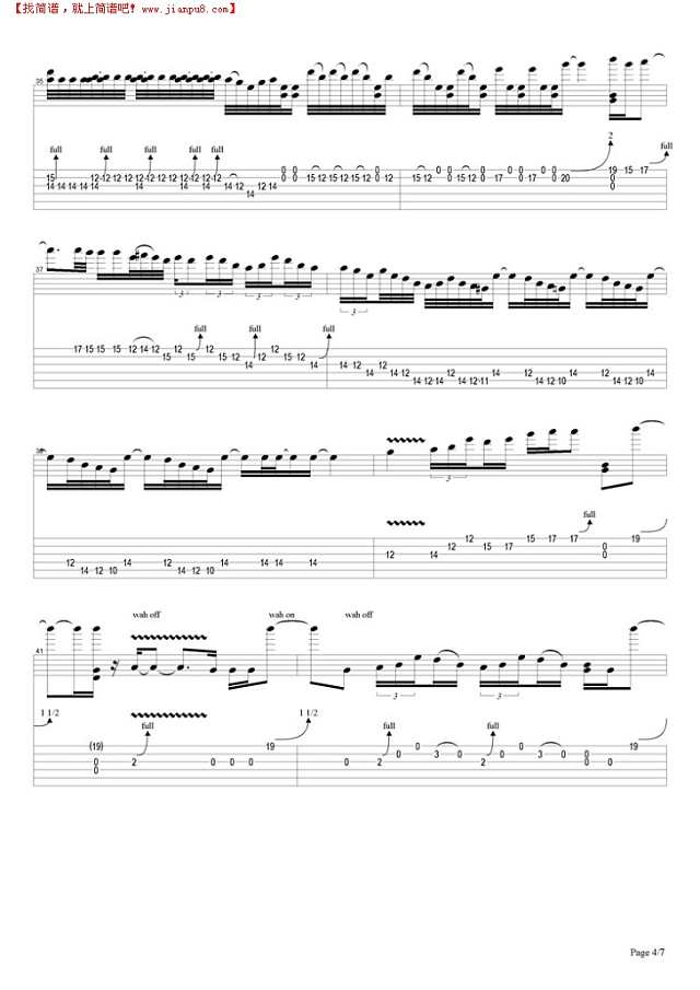 Hear My Train A Comin`吉他谱