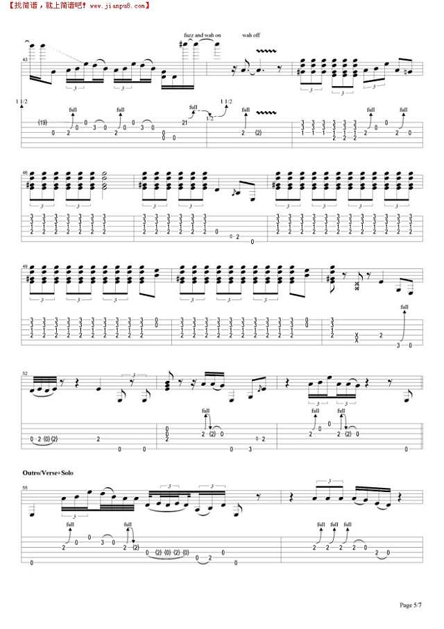 Hear My Train A Comin`吉他谱