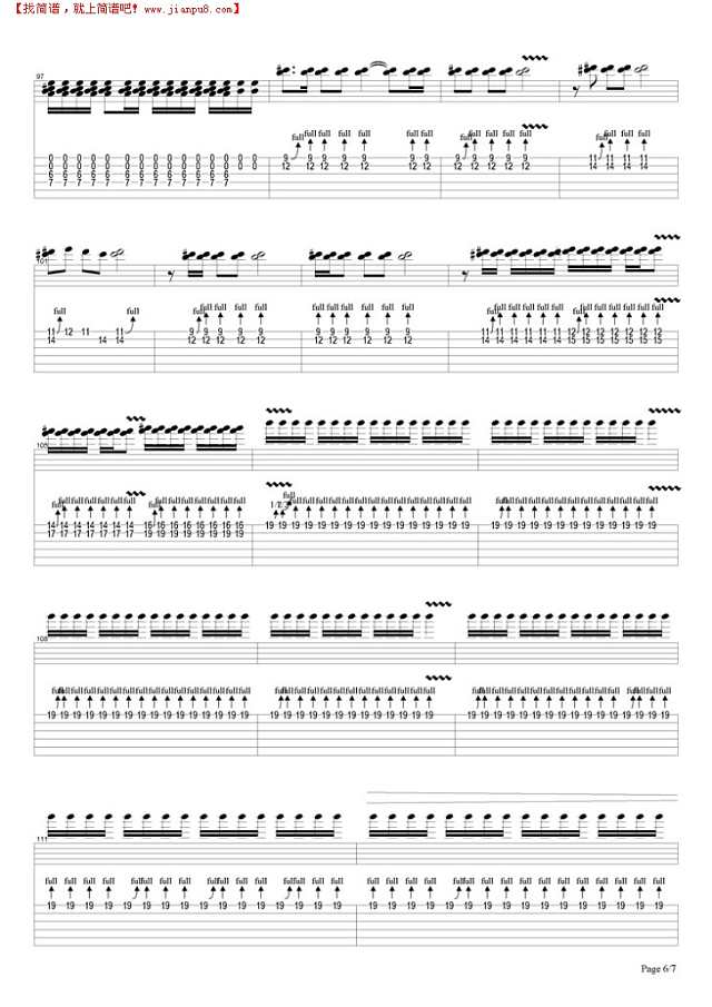 All Along the Watchtower吉他谱