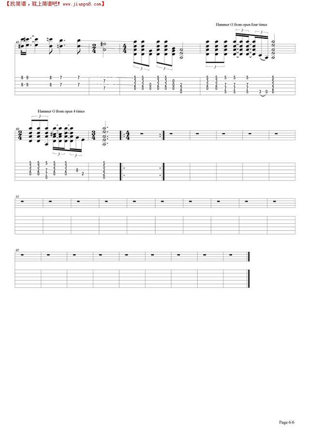 Bold As Love吉他谱