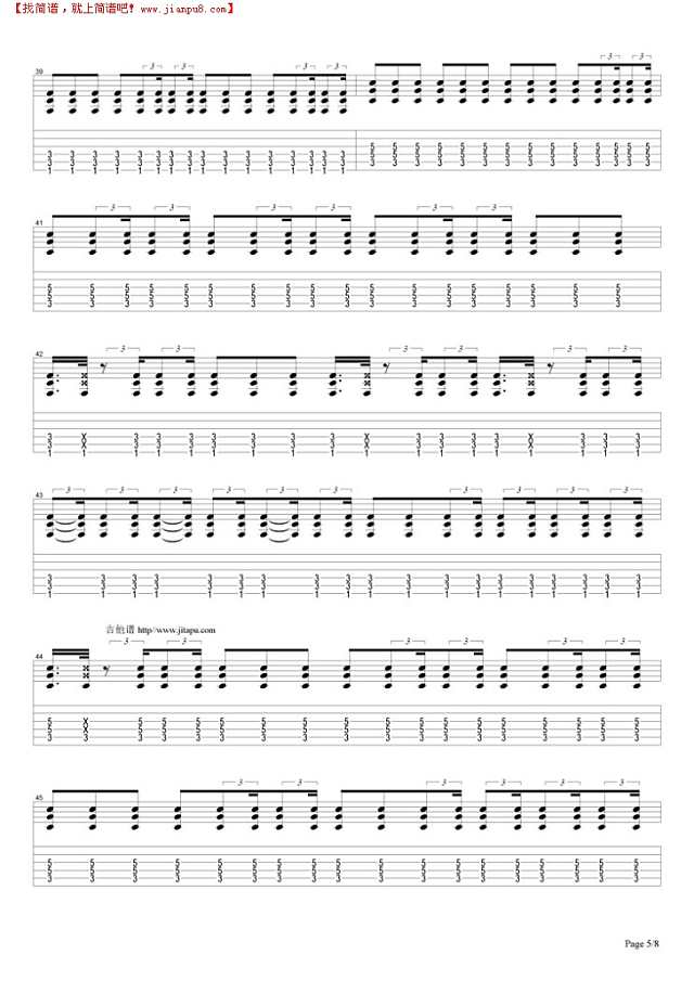 Since I`ve been loving you吉他谱