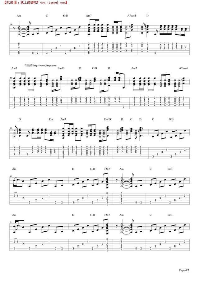 Stairway To Heaven吉他谱