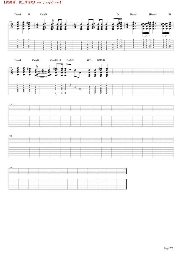 Stairway To Heaven吉他谱