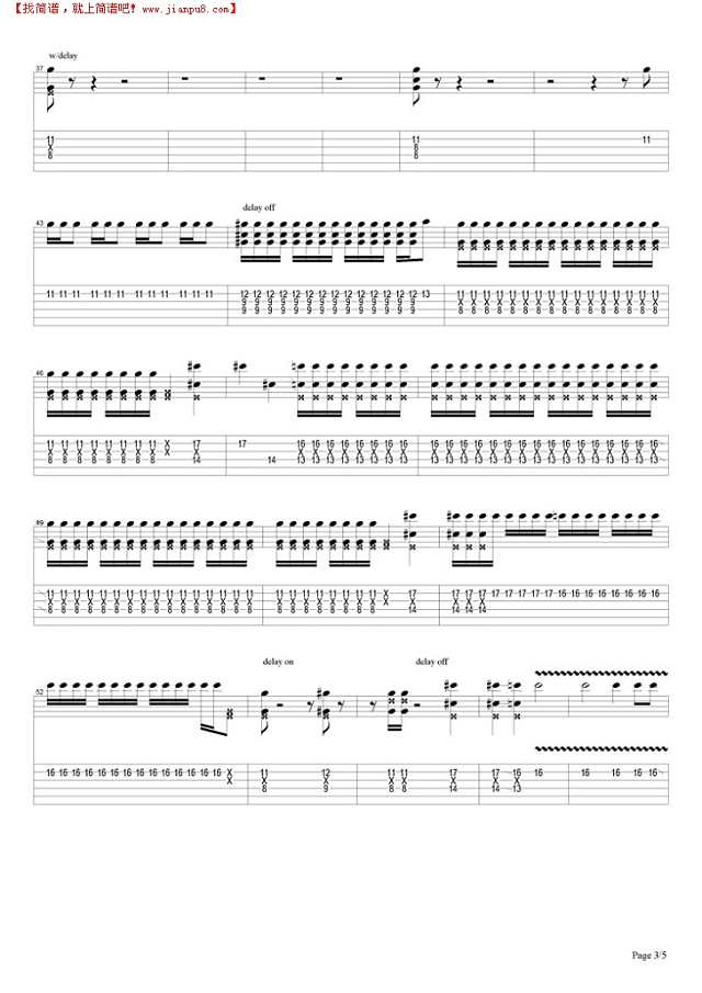 Left Behind吉他谱