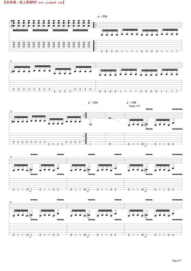 People = Shit吉他谱