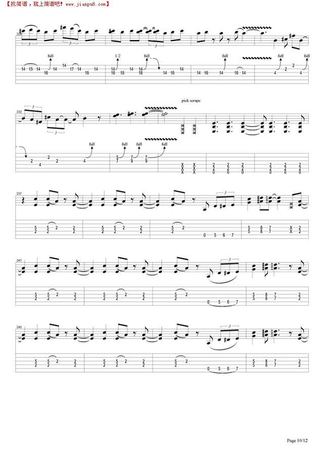 Hot For Teacher吉他谱