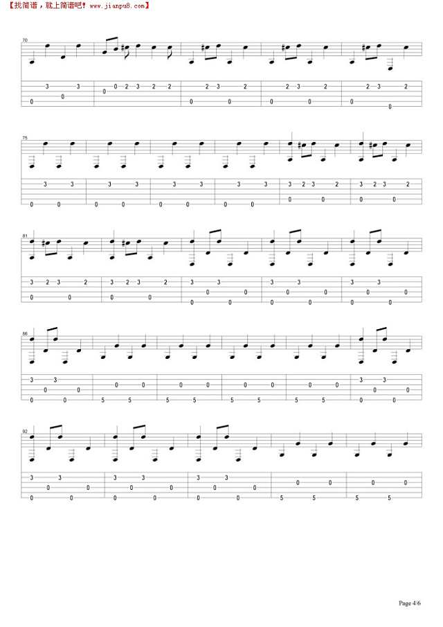 Going To California吉他谱