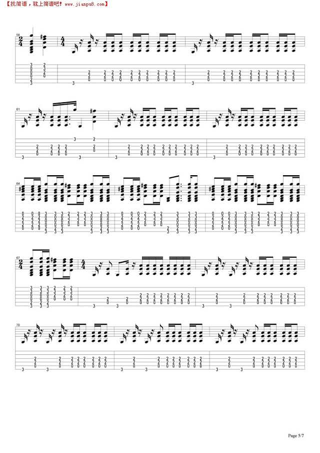 Gallows Pole吉他谱