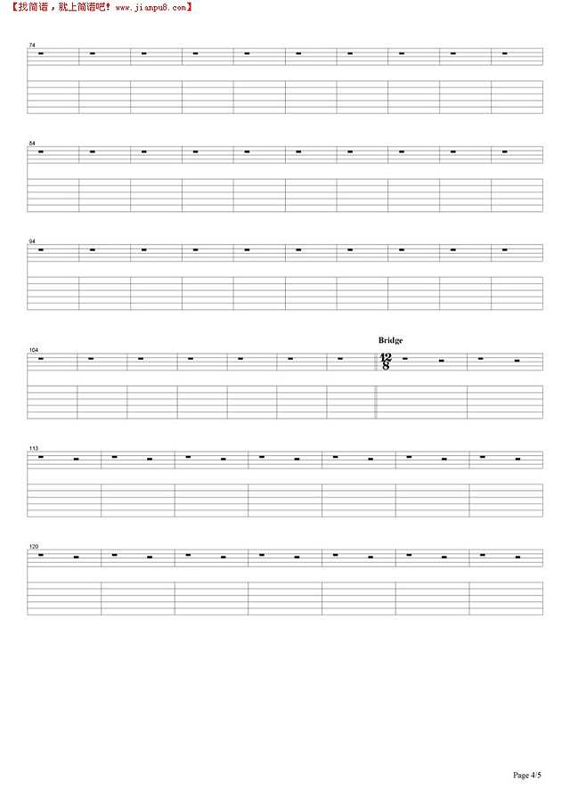 Dazed And Confused吉他谱