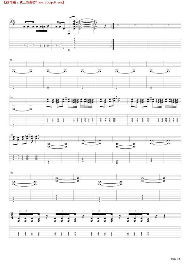 Achilles Last Stand吉他谱