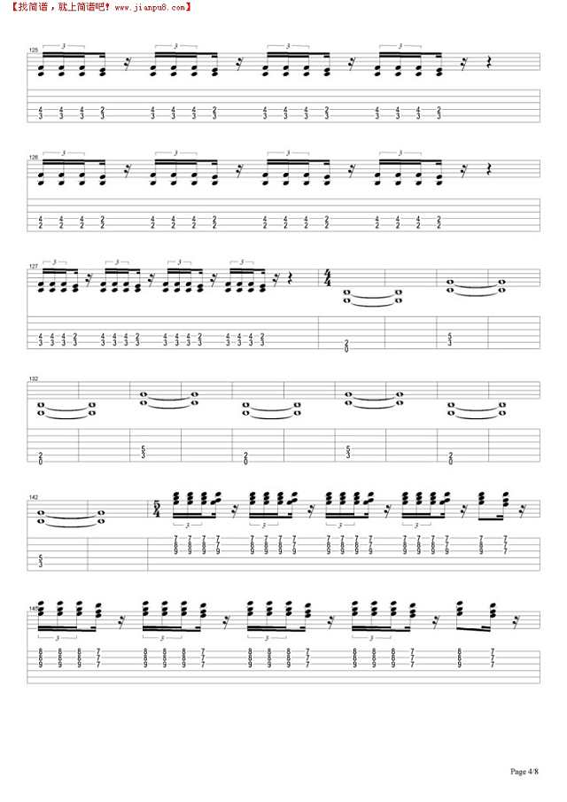 Achilles Last Stand吉他谱