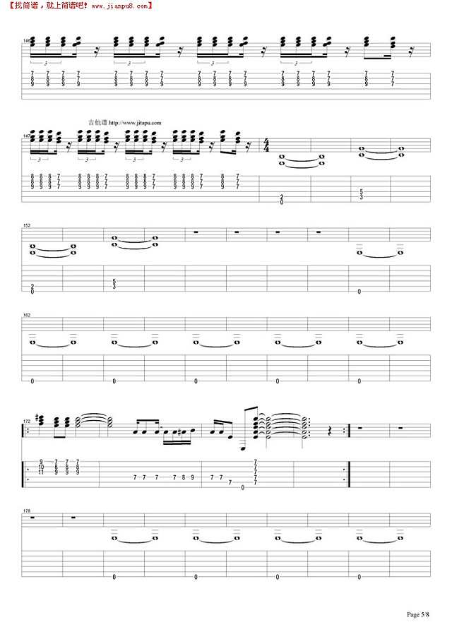 Achilles Last Stand吉他谱