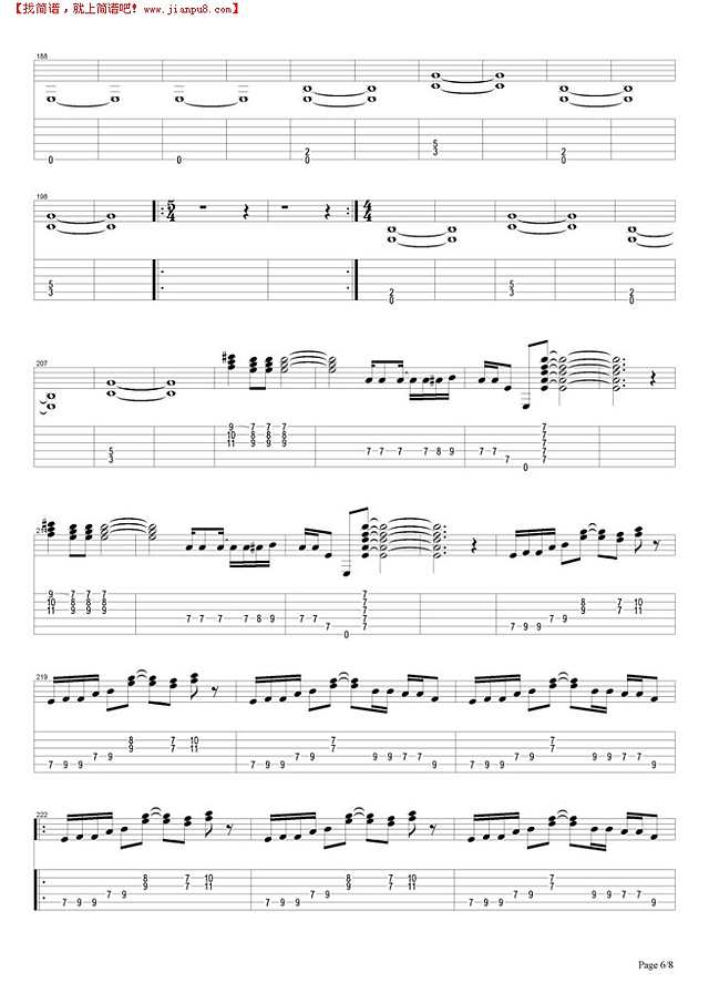 Achilles Last Stand吉他谱