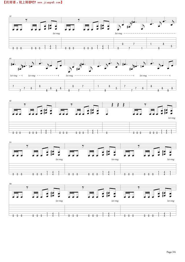 Slipknot - wait and bleed吉他谱