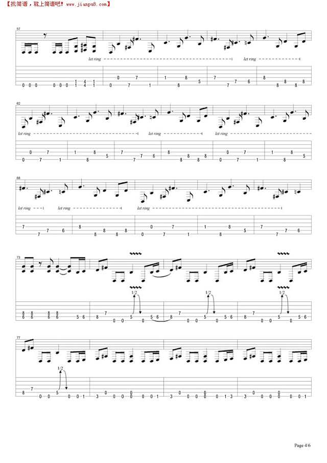 Slipknot - wait and bleed吉他谱